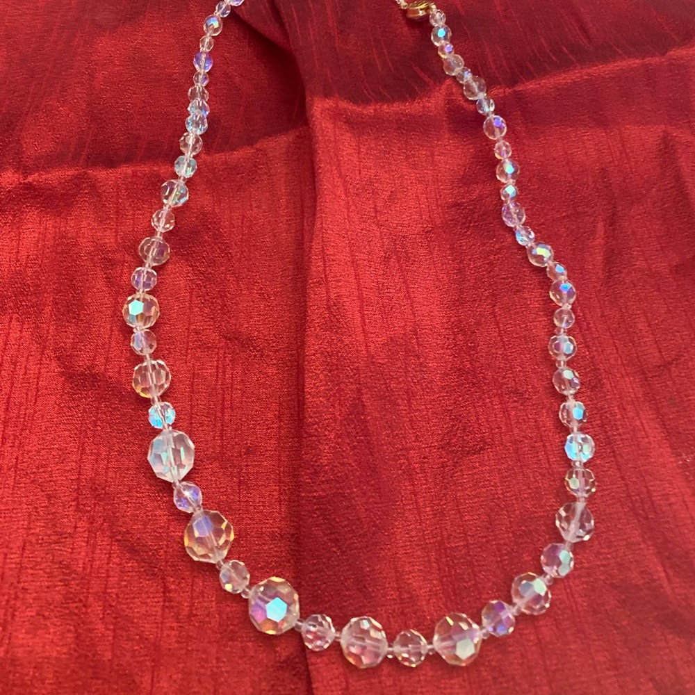 Crystal-Like necklace. Shines many different colors according to surroundings.